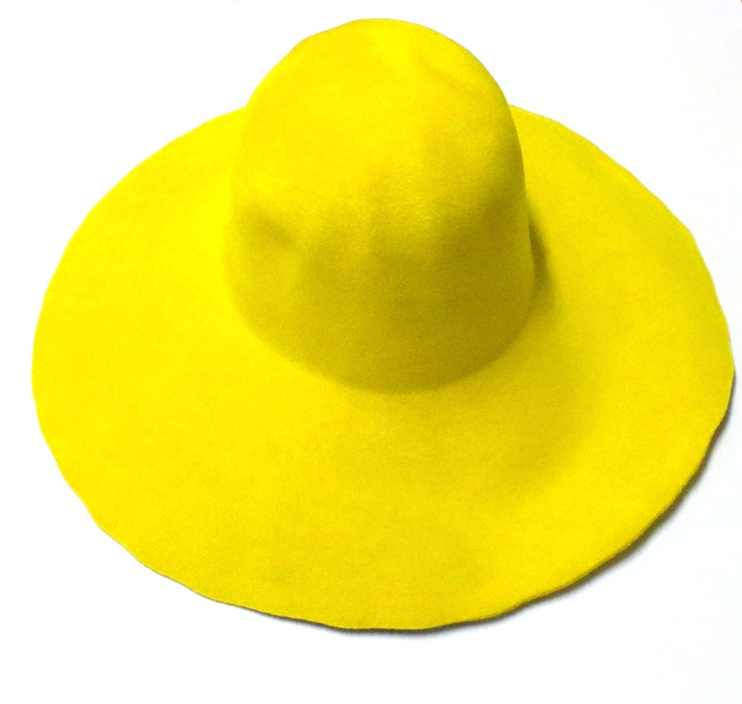 Bright Yellow Peachbloom Velour Fur 